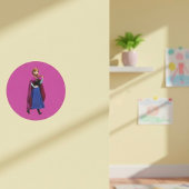 Anna Runder Aufkleber