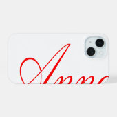 Anna - schönes iPhone Case 15 Hülle (Rückseite (Horizontal))
