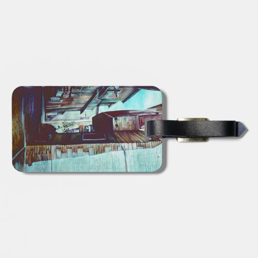 Anna-Straße Gepäckanhänger (Rückseite horizontal)