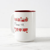 Anna-Tasse 15oz (siehe weitere Optionen) Zweifarbige Tasse (Vorderseite Links)