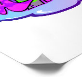 Anna Valeria Graffiti Poster (Ecke)