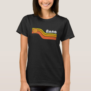 Anna - Vintage Männer Frauen 70er 80er Grafik Cool T-Shirt