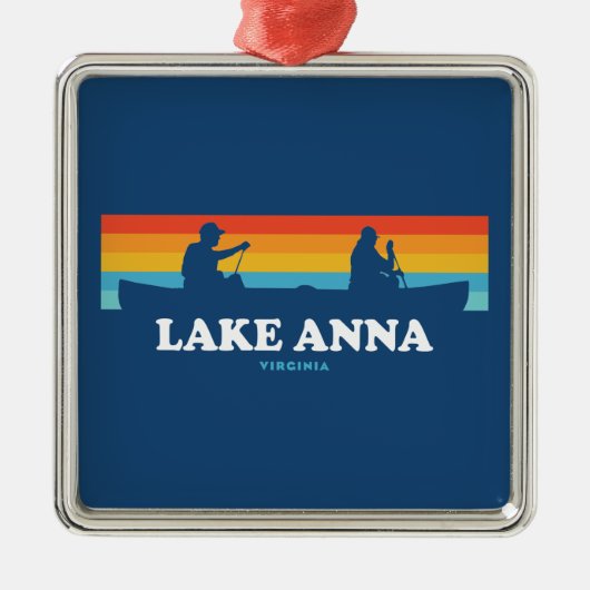 Anna Virginia Canoe Ornament Aus Metall (Vorne)