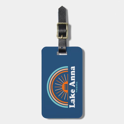 Anna Virginia Rainbow Gepäckanhänger (Vorderseite vertikal)