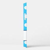 Anna - Vorlage für Ihren Namen, Big Polka Dots Blu Case-Mate iPhone Hülle (Rückseite / Rechts)