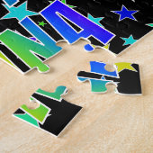 "ANNA" Vorname, Spaß "GLÜCKLICHER GEBURTSTAG" Puzzle (Seite)