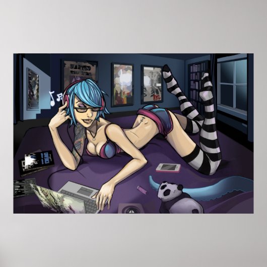 Anna-Zimmer Poster (Vorne)