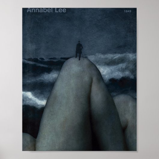 Annabel Lee - Edgar Allan Poe Gothic Poetry Litera Poster (Vorne)