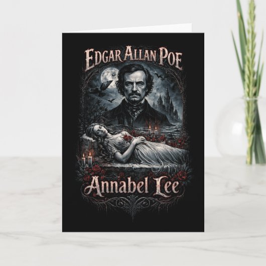 Annabel Lee Feiertagskarte (Vorderseite)