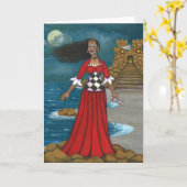 Annabel Lee-Gruß-Karte Karte (Gelbe Blume)