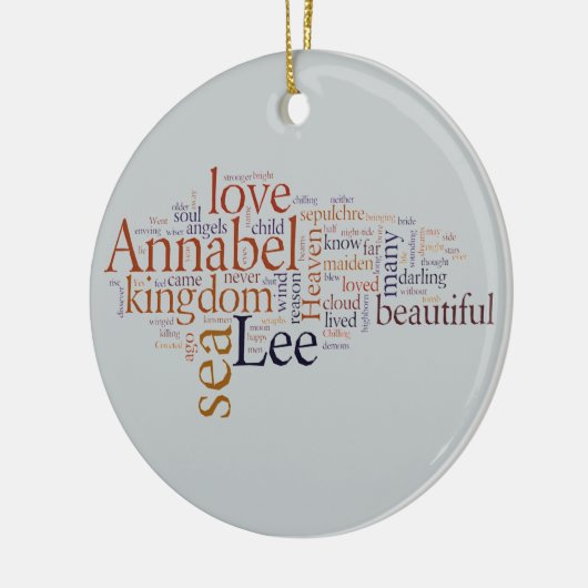 Annabel Lee Keramik Ornament (Links)