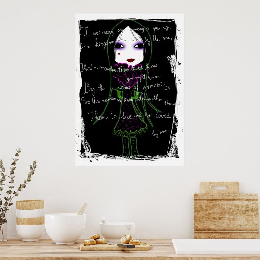 Annabel Lee Poster (Küche)