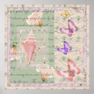 Annabell Lee: Digitales Collage Poster