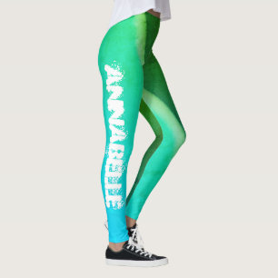 Annabelle Add Your Name Abstrakt Art Leggings