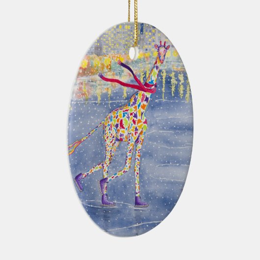 Annabelle auf Eis 1 Seitenverzierung Keramikornament (Rechts)