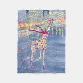 Annabelle auf Eis-Fleece-Decke Fleecedecke (Vorderseite)