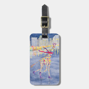 Annabelle auf Eis-Gepäckanhänger Gepäckanhänger