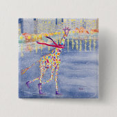 Annabelle auf Eis-Knopf Button (Vorderseite)