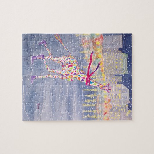 Annabelle auf Eis-Puzzlespiel Puzzle (Horizontal)