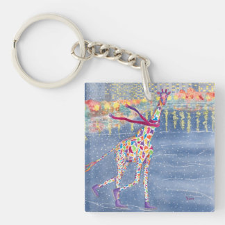 Annabelle auf Eis-Schlüsselanhänger Schlüsselanhänger