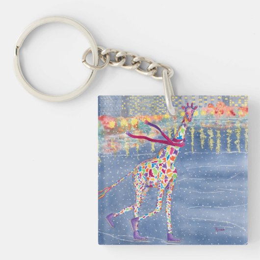 Annabelle auf Eis-Schlüsselanhänger Schlüsselanhänger (Vorderseite)