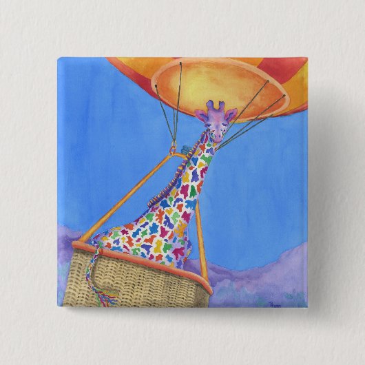 Annabelle auf Luft-Knopf Button (Vorderseite)