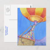 Annabelle auf Luft-Postkarte Postkarte (Vorne/Hinten)