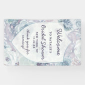 Annabelle Floral Wappen Brautparty Willkommen Banner (Horizontal)