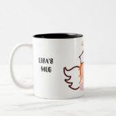 Annabelle Freude-Kreationen Zweifarbige Tasse (Links)