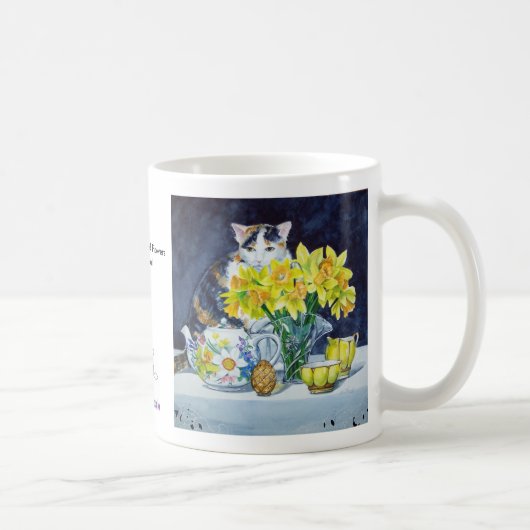 Annabelle hinter Blumen-Tasse Kaffeetasse (Rechts)