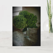 "Annabelle Hydrangea" Geburtstagskarte Karte (Vorderseite)