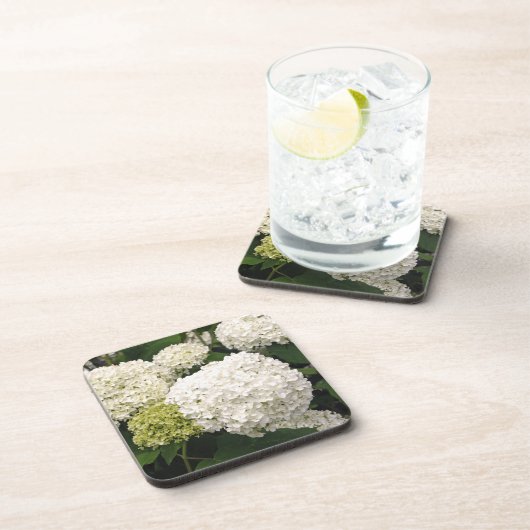 Annabelle Hydrangea Getränkeuntersetzer (Rechte Seite)