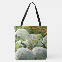Annabelle Hydrangeaheliopsis-falsche Sonnenblume Tasche