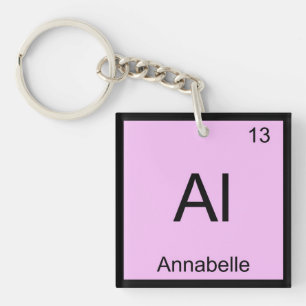Annabelle Name Chemie Element Periodensystem Schlüsselanhänger
