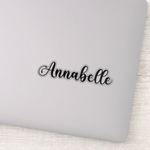 Annabelle Name - Handgeschriebene Kalligrafie Aufkleber