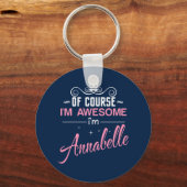 Annabelle Natürlich bin ich Phantastisch Annabelle Schlüsselanhänger (Vorderseite)