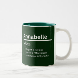 Annabelle Personalisierter Name Kaffeetasse