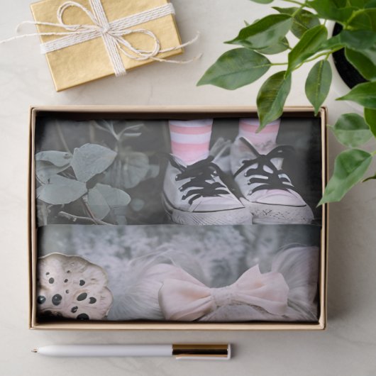 Annabelle Pink Dress Decoupage Tissue Paper Seidenpapier (Geschenk)