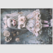 Annabelle Pink Dress Decoupage Tissue Paper Seidenpapier (Vorderseite)