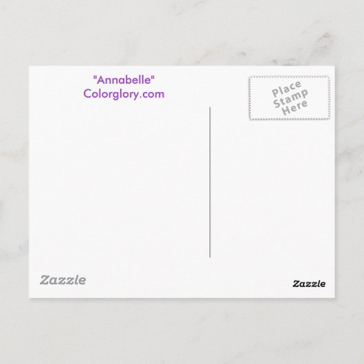 Annabelle Postcard Postkarte (Rückseite)