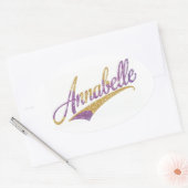 Annabelle Stickers Oval (Umschlag)