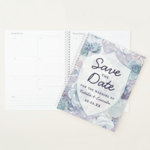 Annabelle Vintage Florale Save-the-Date-Hochzeit Planer
