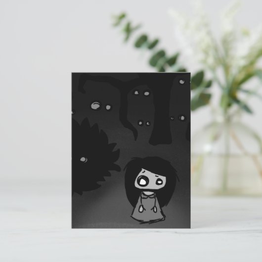 Annabelles Paranoia Postkarte (Stehend Vorderseite)