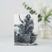 Annäherung an den Schwarzbart Postkarte (Stehend Vorderseite)