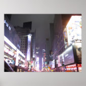 Annäherung an den Times Square, New York NY Poster (Vorne)