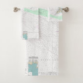 Annäherung an die neue Hafenlinie von London Badhandtuch Set (Insitu)