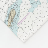 Annäherung an die neue Hafenlinie von London Fleecedecke (Ecke)