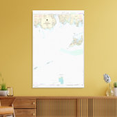 Annäherung an die neue Hafenlinie von London Leinwanddruck (Insitu (Wohnzimmer))