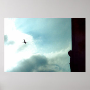 Annäherung an Washburn Wasserturm Poster