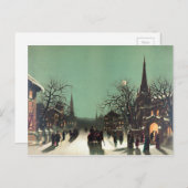 Annäherung des neuen Jahres Feiertagspostkarte (Vorne/Hinten)